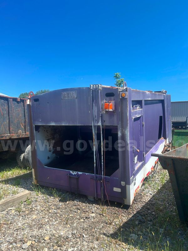 Trash Bed from Garbage Truck