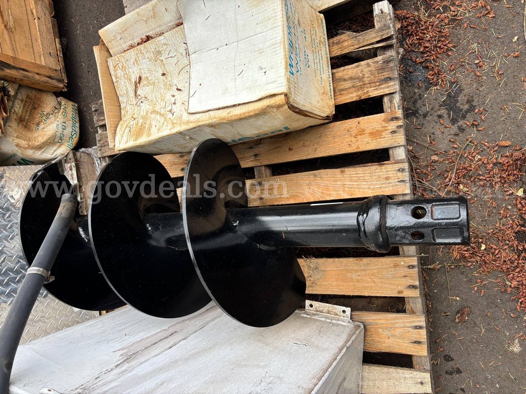 Hydraulic Auger Skid Steer Attachment