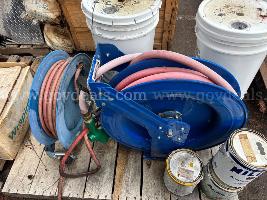 Lot of 2 Hose Reels