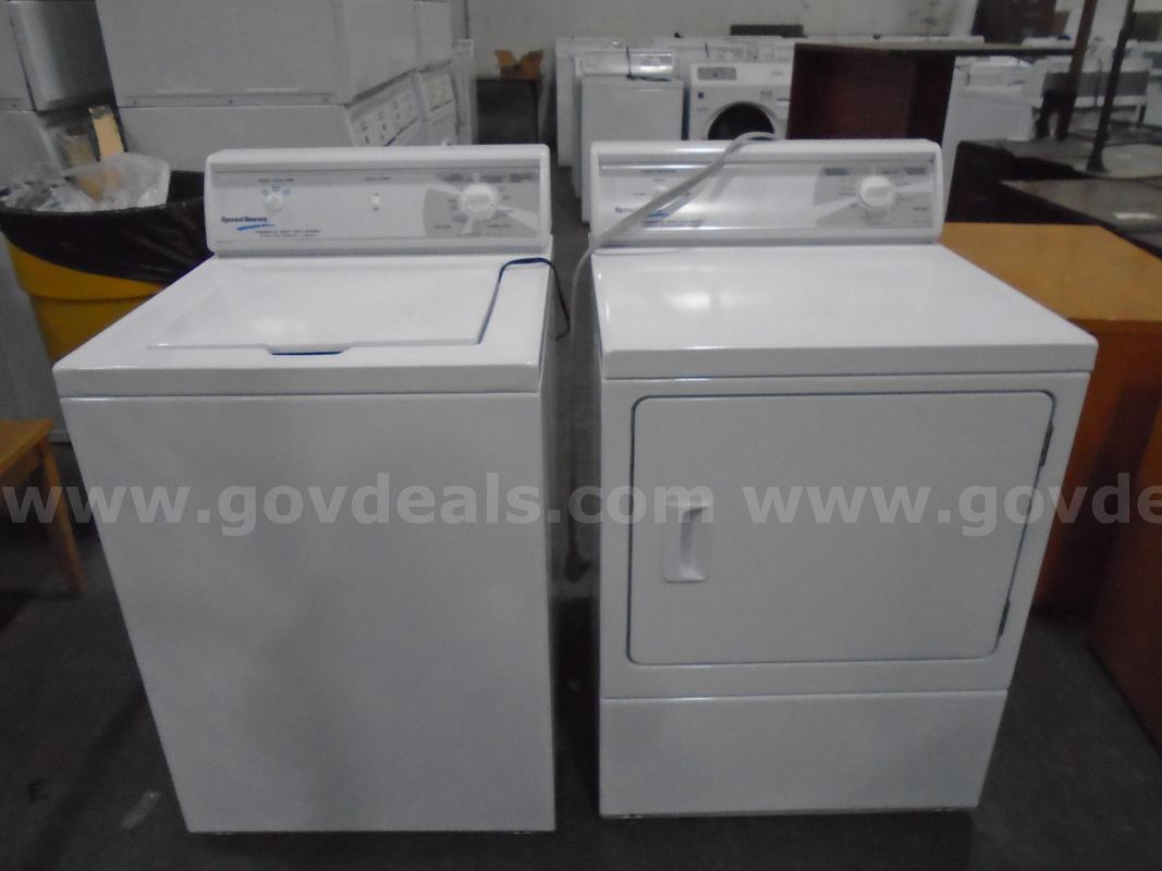 Speed Queen Commercial Heavy-Duty washer and dryer set