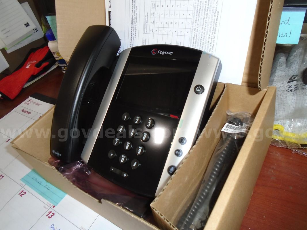POL1YCOM VVX 601 Desktop Phone, POE (QUANTITY 310)