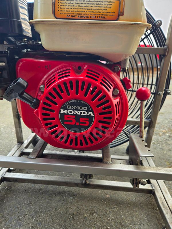 Gas Powered Positive Pressure Vent Fan