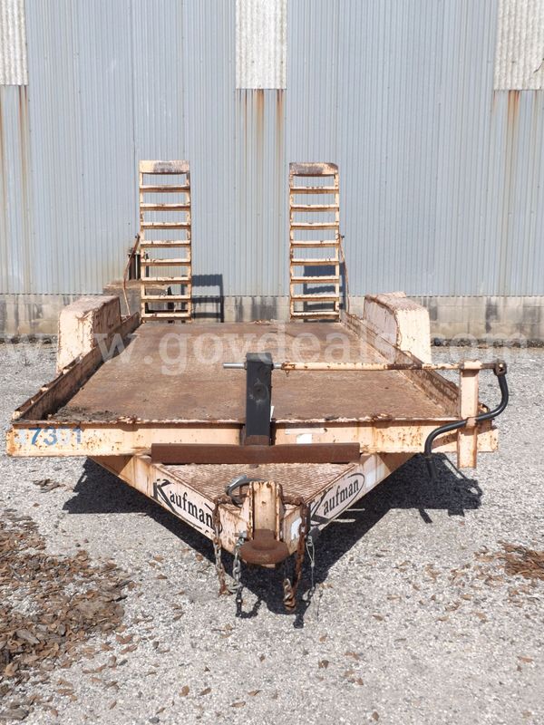 Kaufman Steel Deck Equipment Trailer