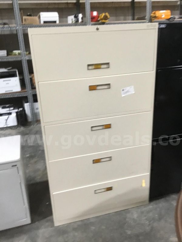 Tan File Cabinet