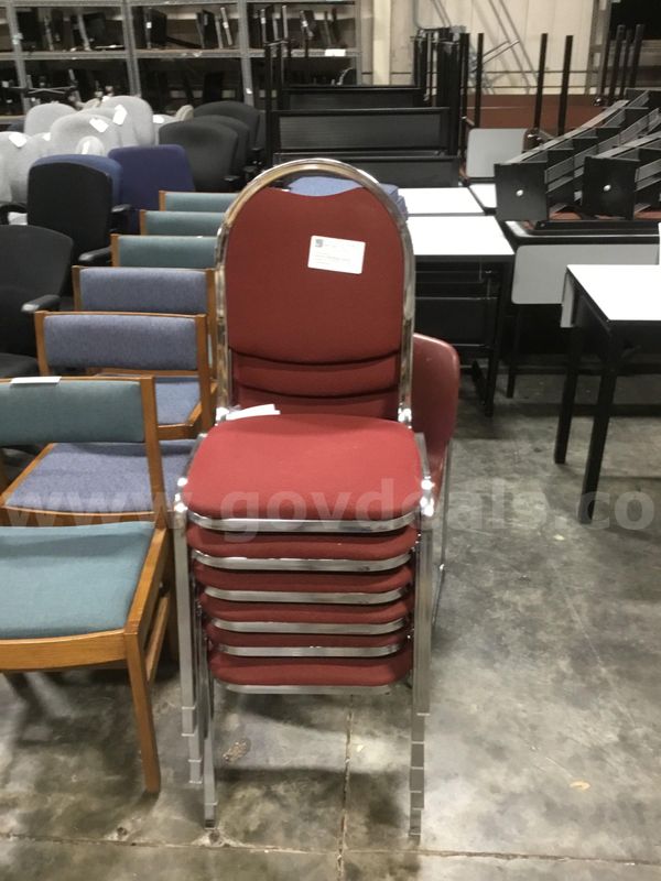 6 Red Chairs