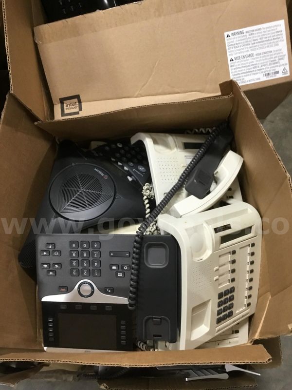 3 PALLETS Approximately 35 Boxes of Siemens and Cisco Phones