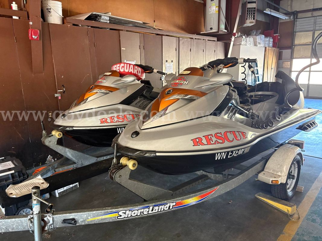 Two 2006 SeaDoo RXT215 jetskis and dual trailer in excellent condition.