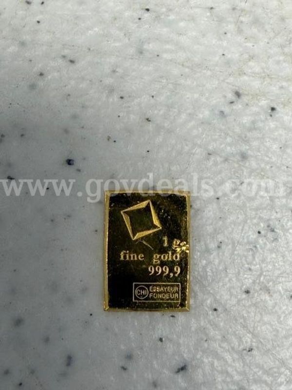 Essayeur Fondeur 0.999 pure 1 gram gold bar