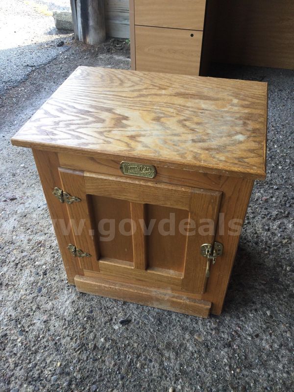 White Clad Wooden Cabinet