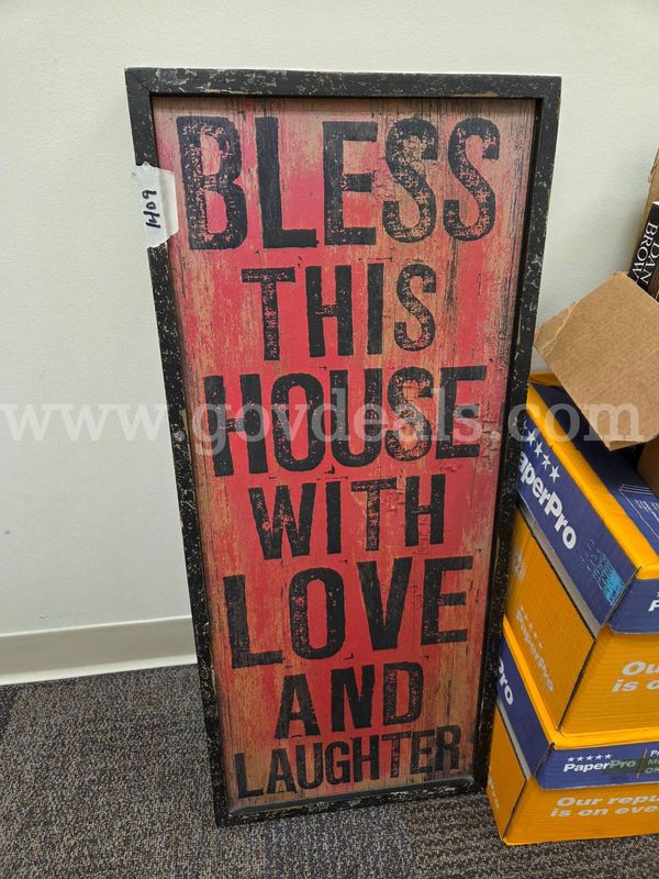 Bless This Home Sign
