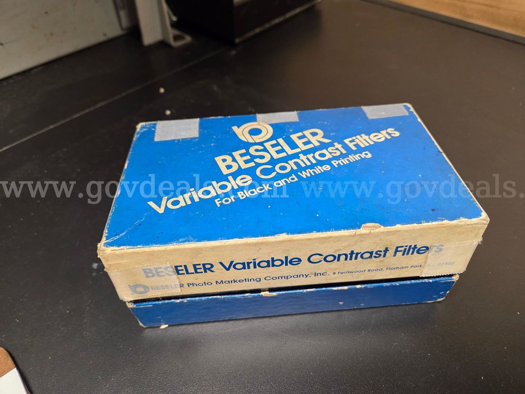 Vintage Besler Variable Contrast Filters for B/W Printing