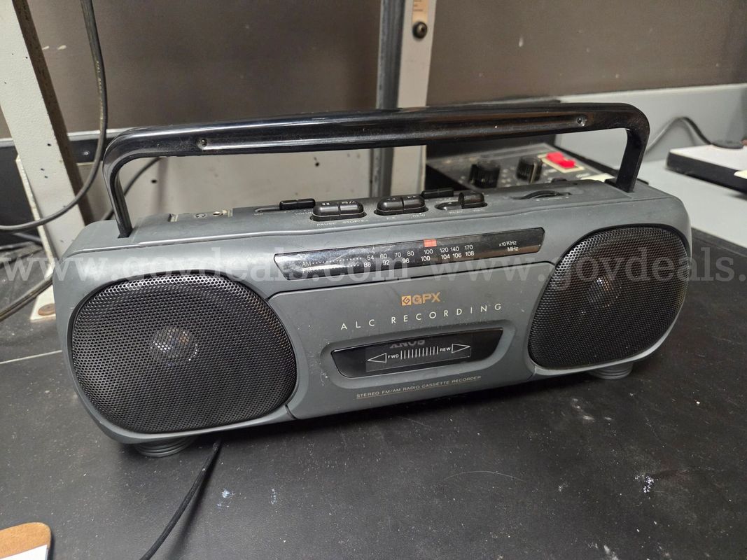 Vintage GPX ALC Recording Radio with Tape Deck (Model C820)