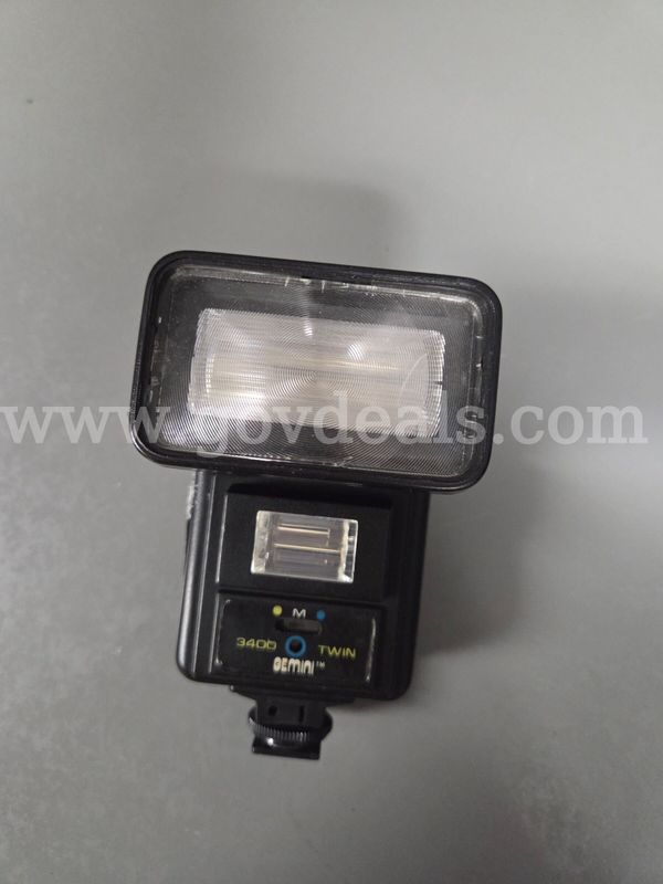 Vintage Gemini 3400 Twin Electronic Camera Flash Unit