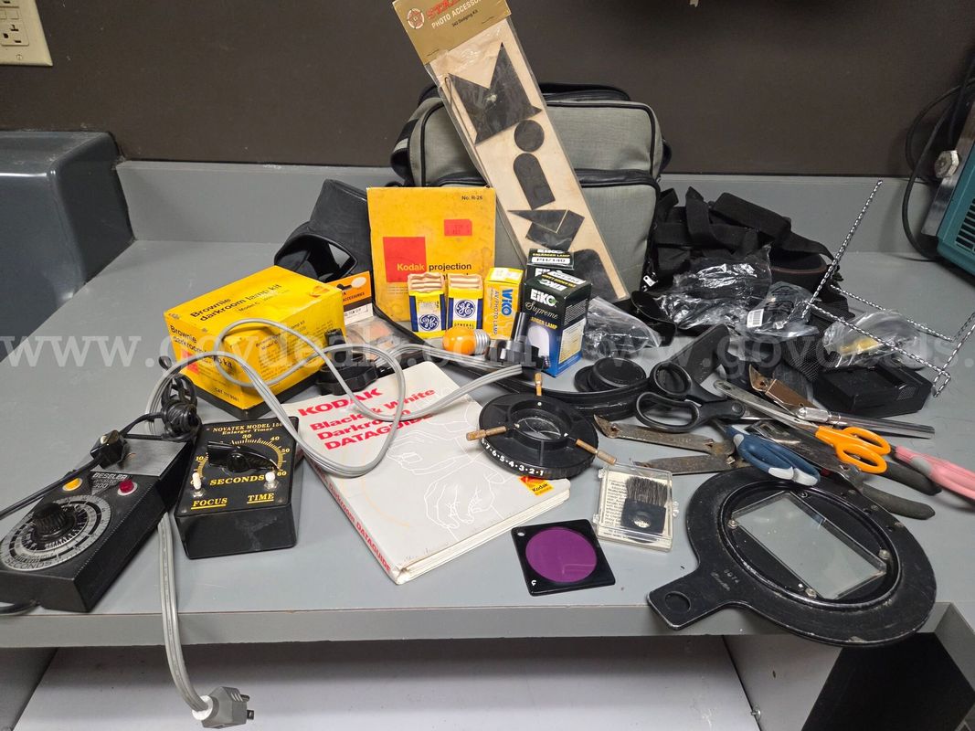 Misc Dark Room Items (cases, Cords, Bulbs, Etc)