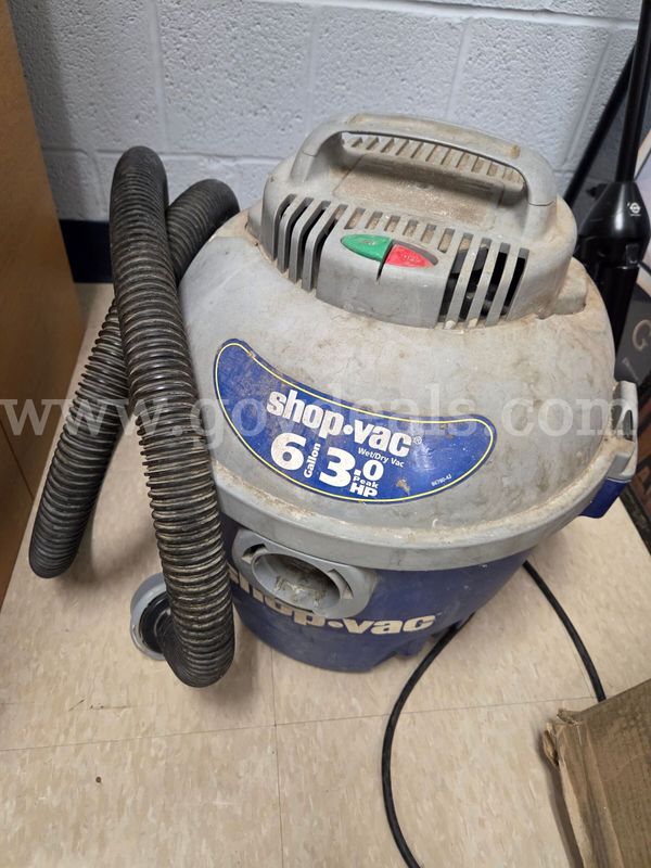 Shop Vac 6-Gal 3.0 HL (does power on, unsure of suction)