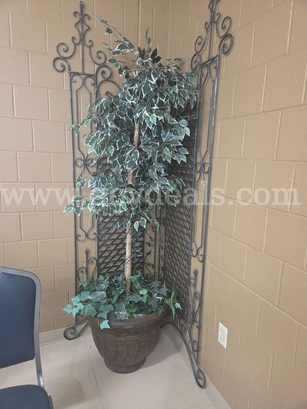 Lot of 2 - Artificial 6.5' Trees