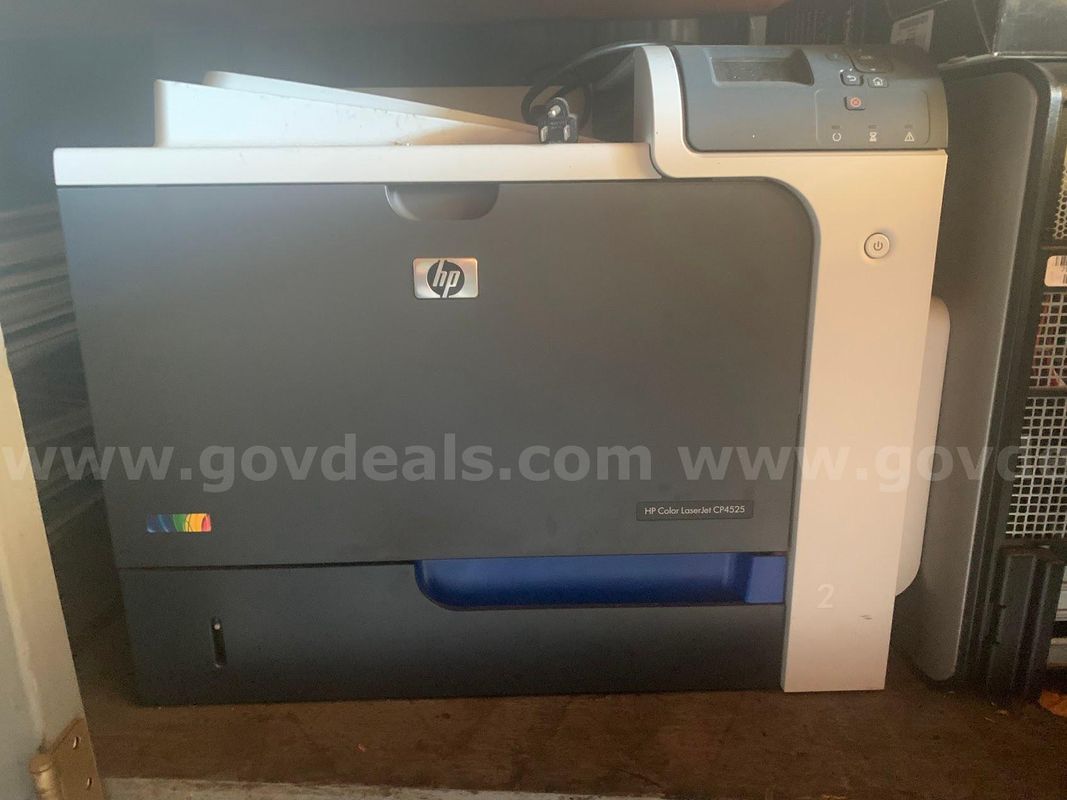 Printer #3 HP Color Laser Jet CP 4525 - Start Bid $1.00 - Parks and Rec 419-353-0301