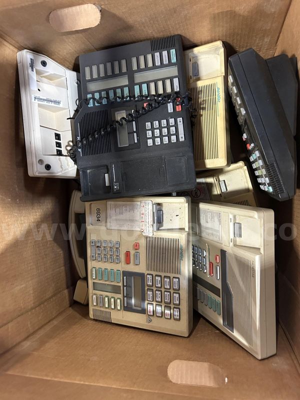 Old Desktop Phones - Start Bid $1.00 - Public Works 815 E. Poe Rd. 419-409-0087