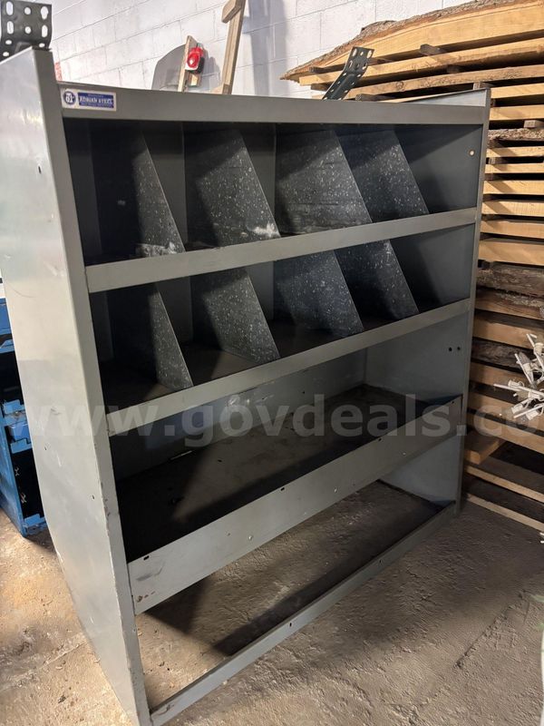 Van Shelving - Start Bid $1.00 - Public Works 419-409-0087 1010 North College Dr.