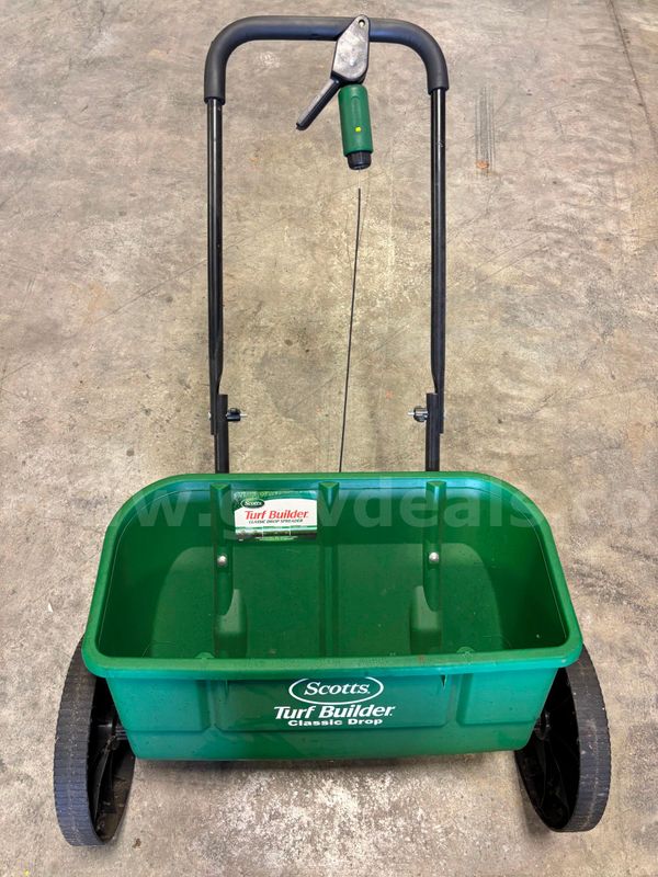 Lot of Miscellaneous Turf Spreaders, Used & New