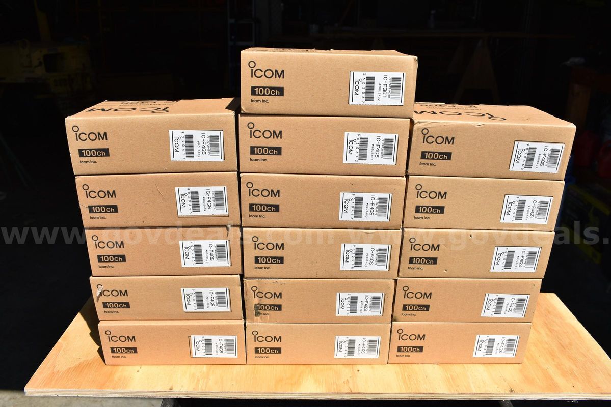 ICOM UHF Radios - 16 Radios and Accessories