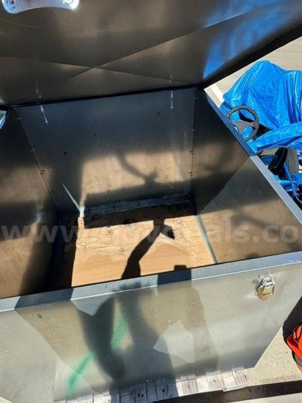 • (4) Heavy-Duty Metal Storage Containers on Pallets