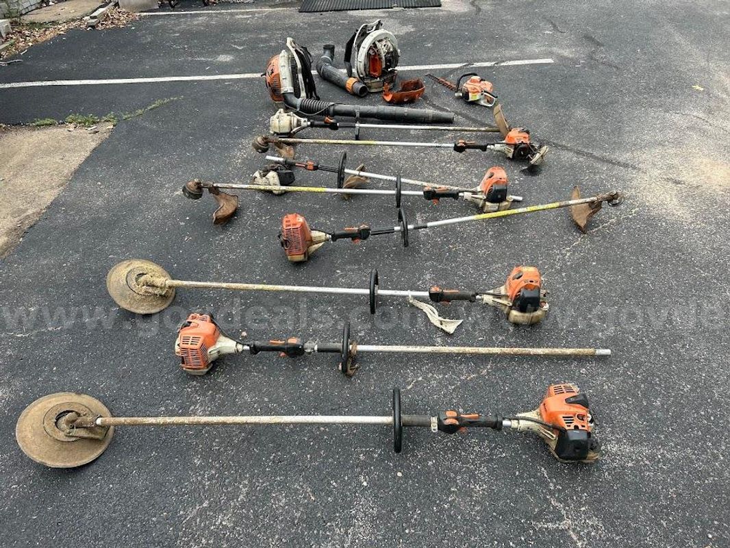 Misc. Lot of STIHL Weed eaters and Leaf Blowers
