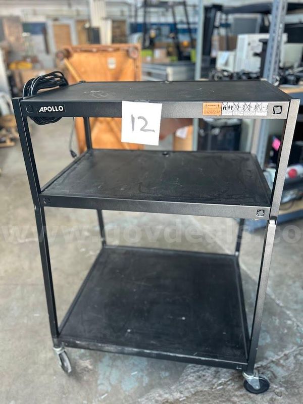 Apollo media cart shelf