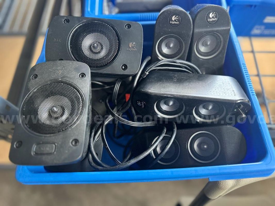 Lot of Logitech Desk Speakers