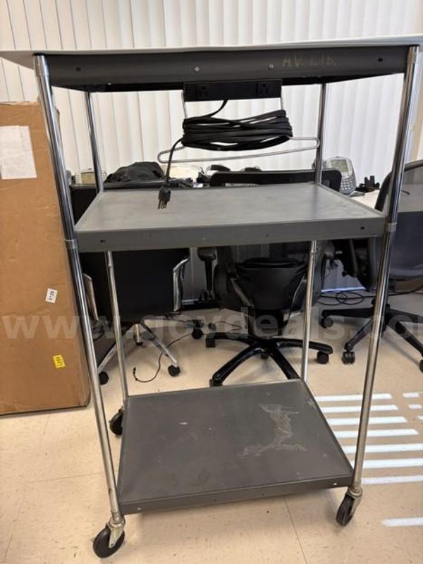 Wheeled Media Cart