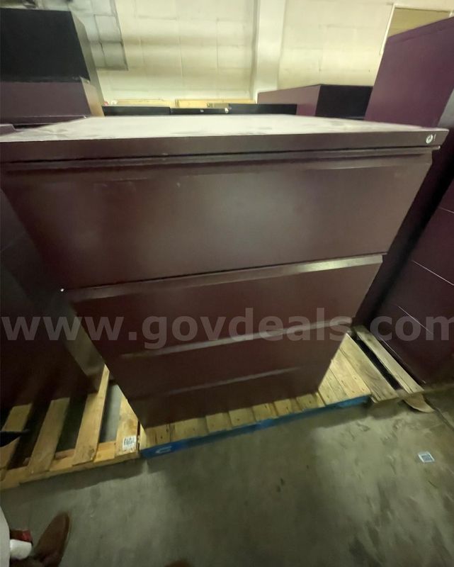 A Lot of (4) Wide 4-Drawer File Cabinets