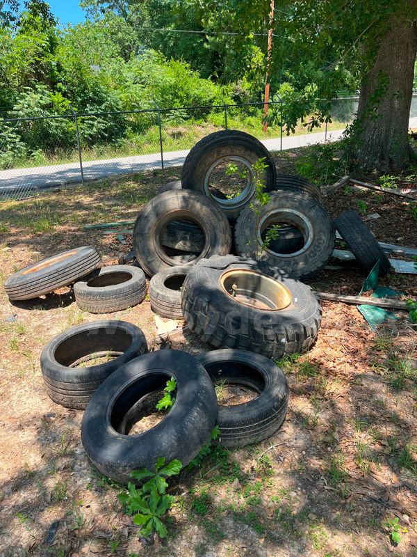 Lot of Used Tires
