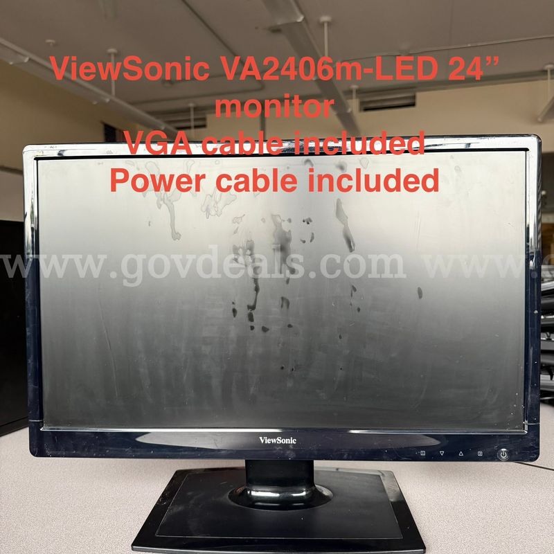 Lot of 1x ViewSonic VA2406m-LED 24” Monitor