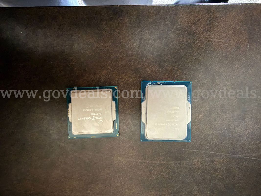 Intel i9 CPU and Intel i7 CPU (CPUs Only)