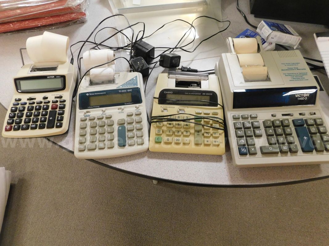 4 Electric Printing Calculators