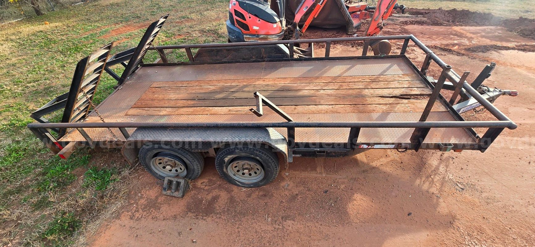 2008 Holt Manufacturing P6000-82-16 utility trailer