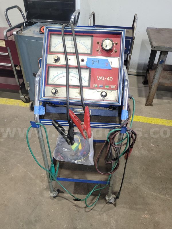 Sun VAT-40 Volt-Amp Tester on Rolling Cart