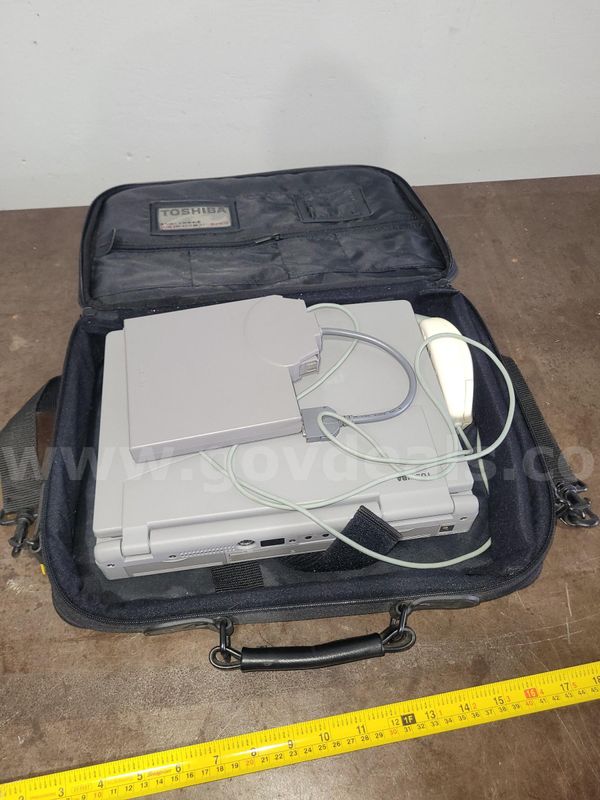 Vintage Toshiba Laptop with Snap-on Diagnostic Interface