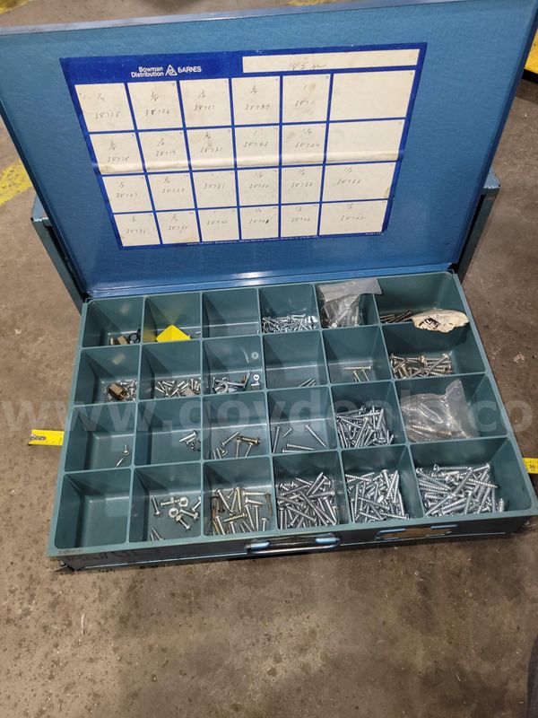 Bowman Distribution 4-Drawer Metal Cabinet with Assorted Screws and Hardware