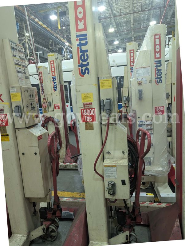 Lot of (11) Stertil-Koni ST-1082 Column Lifts