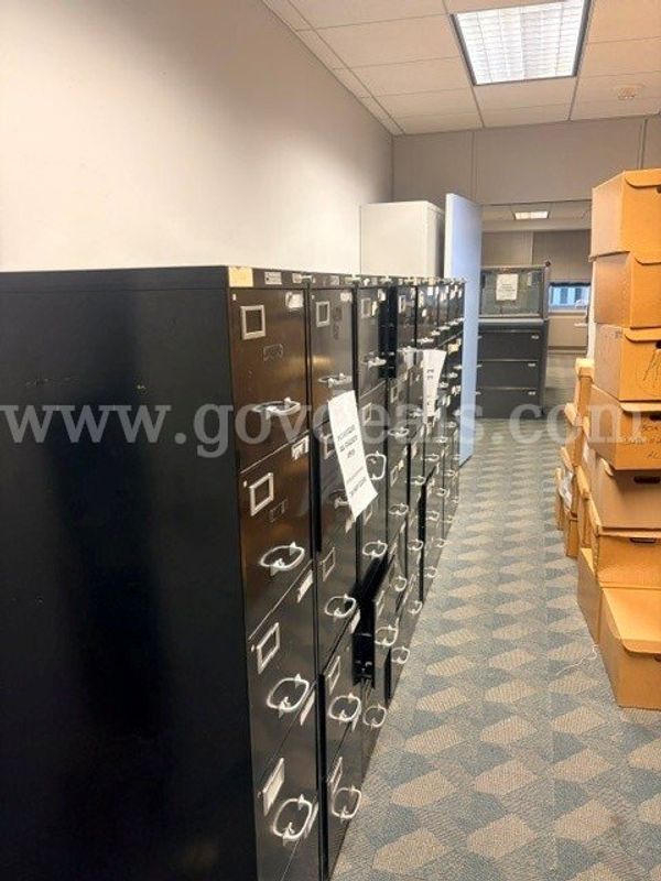Lot of 9 Office Filing Cabinets