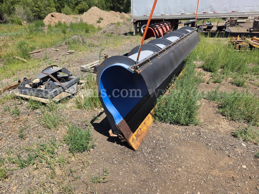 Municipal Snow Plow with Hydraulic Quick-Attach Frame and Two (2) Extra A-Frame Assemblies