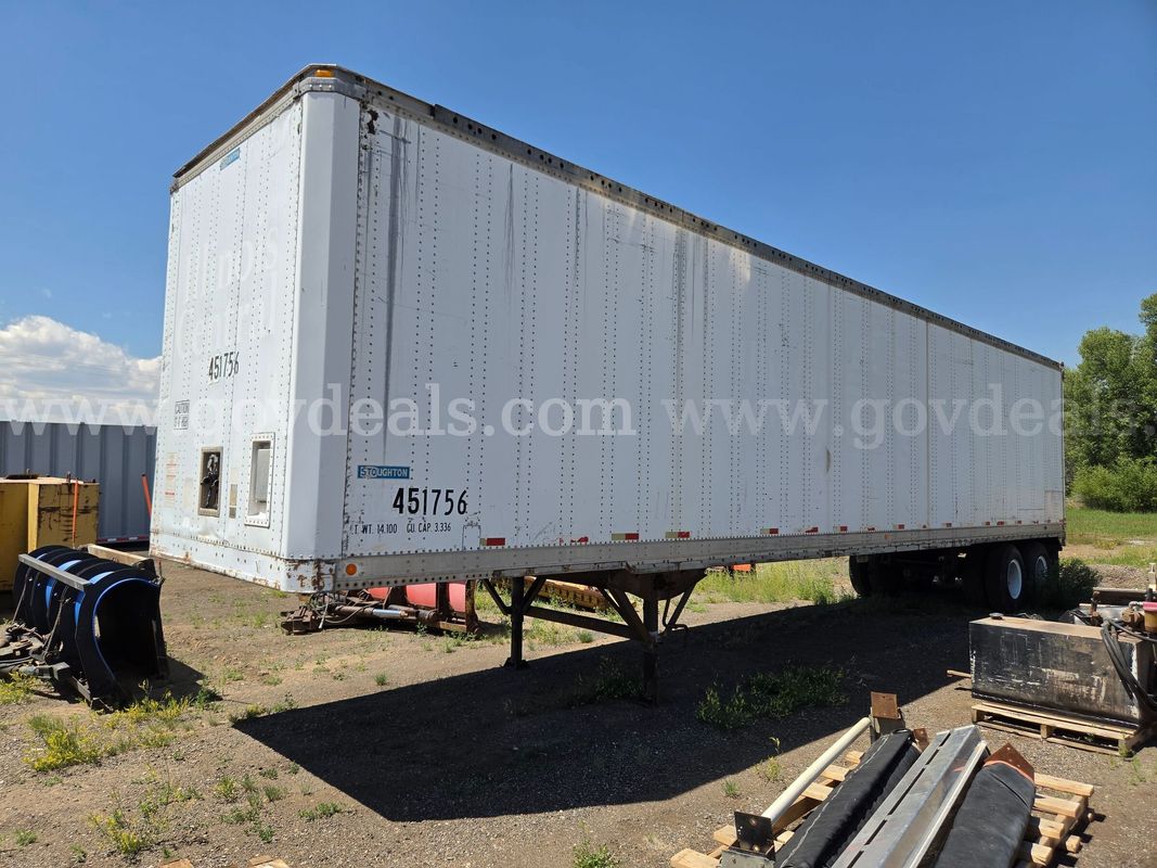 1993 Stoughton 47.5-Foot Dry Van Semi Trailer