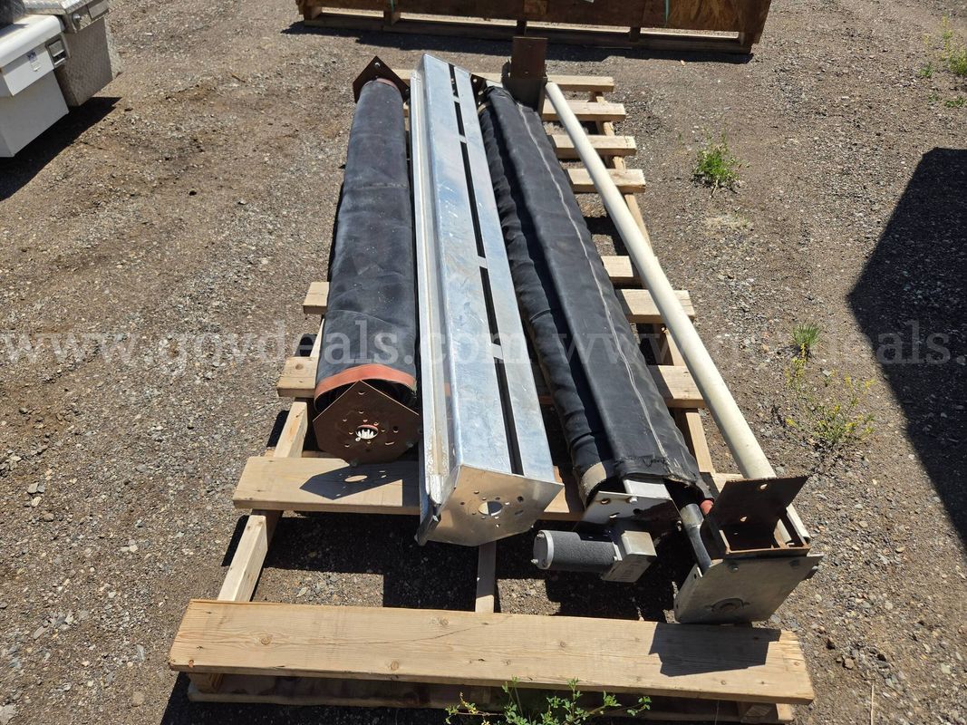 Lot of (2) Used Roll-Rite Tarp Roll Assemblies