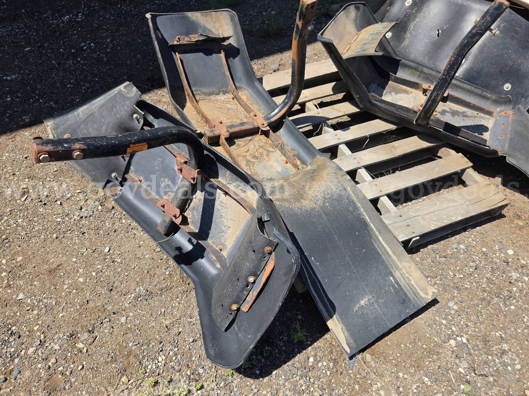 Lot of 2 Caterpillar 140H Motor Grader Steering Axle Fender Sets
