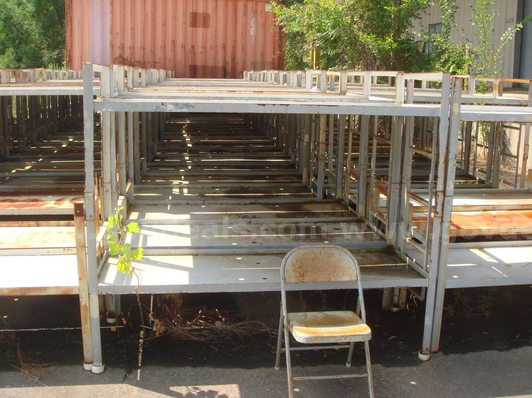 Lot of 10 metal bunk beds