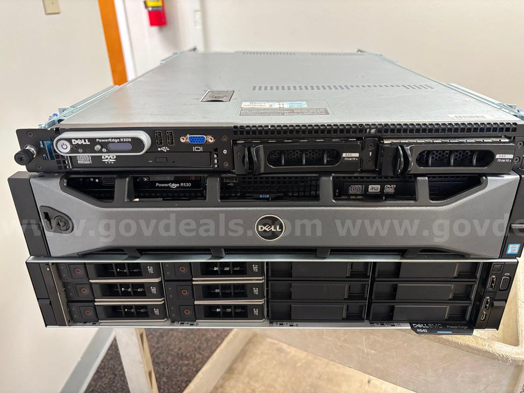 Three Dell Power Edge Servers (selling as parts)