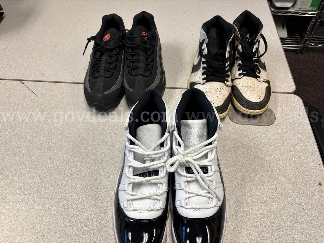 Three Pairs of Nike Air Shoes