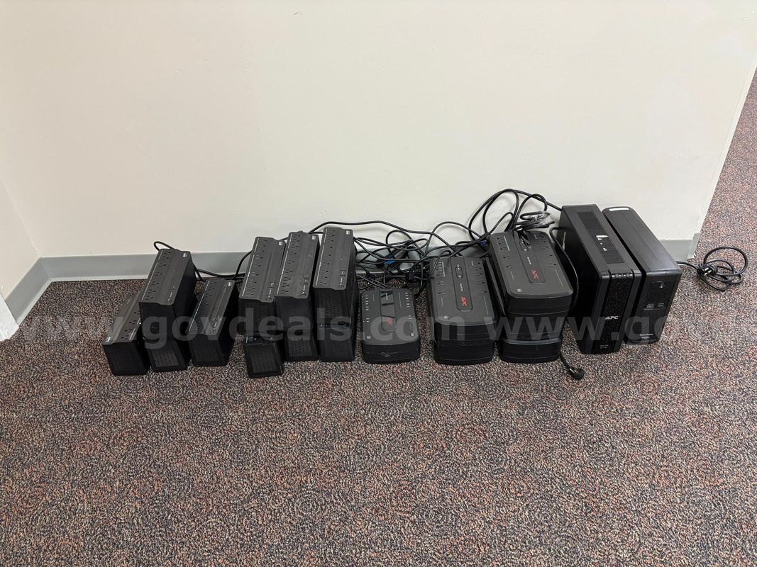 18 Power Back Ups (parts only - broken - need new internal batteries)