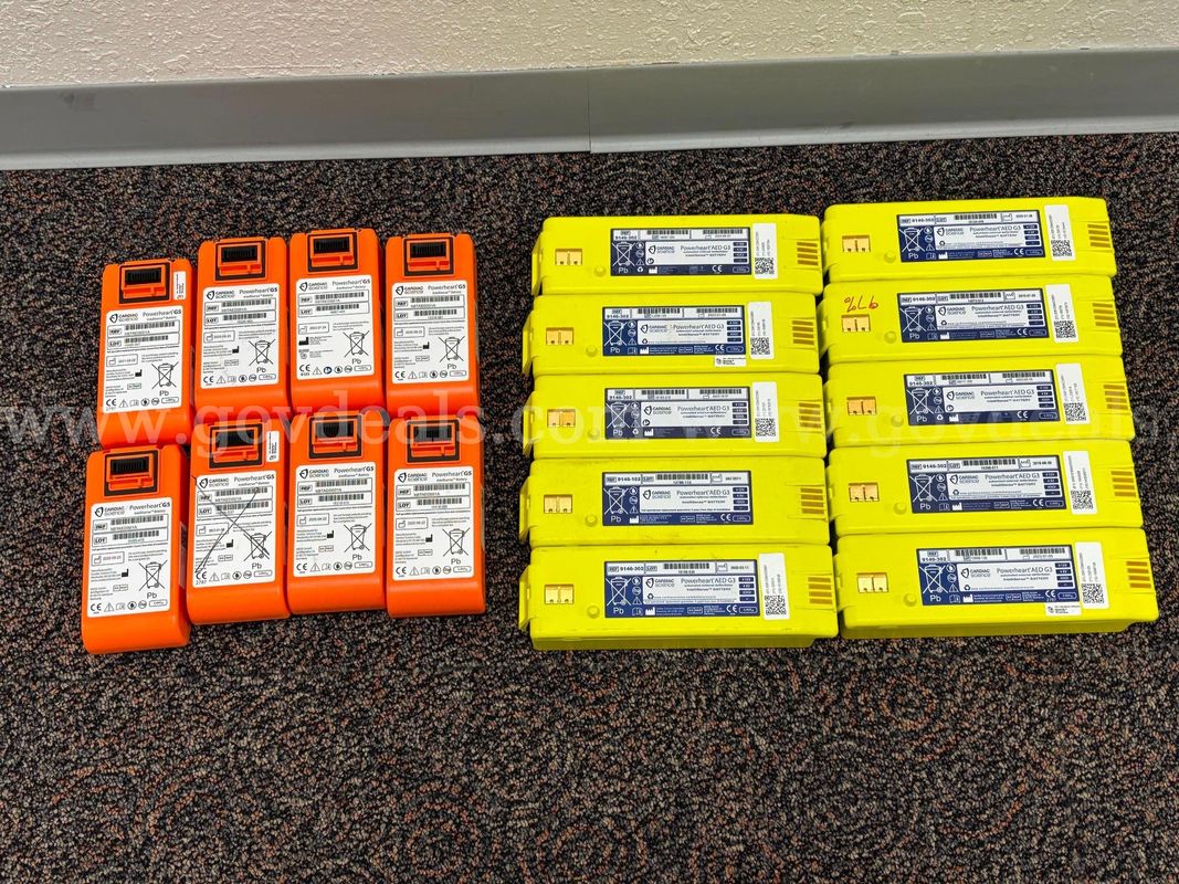 18 Expired AED Batteries (selling as parts only)